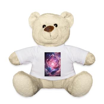 galaxy stars energy diamond cloud pink 2024 - Teddy - Weiß - Vorne