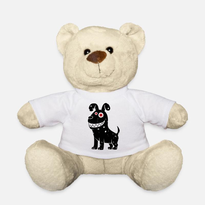 Dog graffiti - Teddy - Weiß