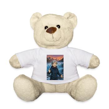 Freudige eisige Wanderung - Teddy - Weiß - Vorne