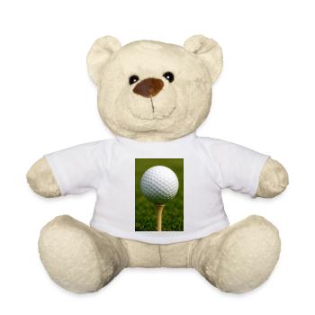 Sport - Balle de golf - Nounours - blanc - Devant