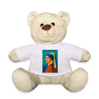 The Maiden (in suspension) - Teddy Bear - white - Front