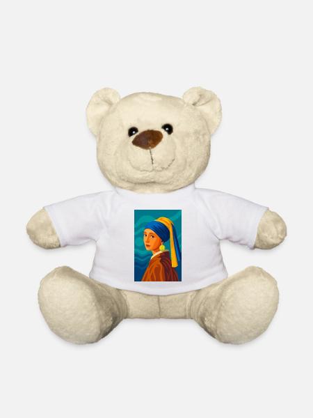 The Maiden (in suspension) - Teddy Bear - white
