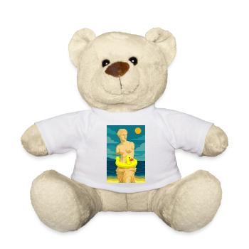 The Venus (at the beach) - Teddy Bear - white - Front