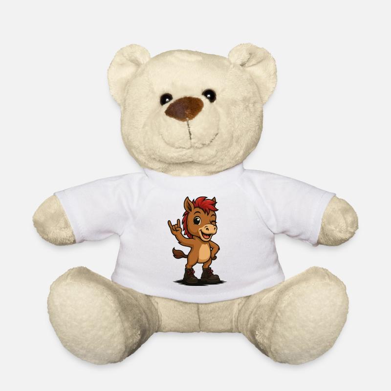 Punk Rock Foal - Teddy - Weiß