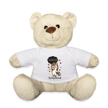 schulkind einhorn - Teddy - Weiß - Vorne
