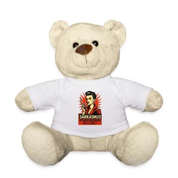 Le sarcasme est ma lettre d’amour au monde. - Nounours - blanc - Devant