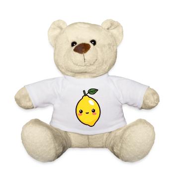 Zitrone - Teddy - Weiß - Vorne