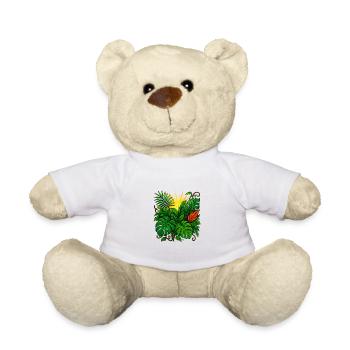 Sunbeam Jungle Burst - Teddy Bear - white - Front