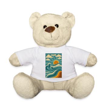 Wellen der Nostalgie - Teddy - Weiß - Vorne