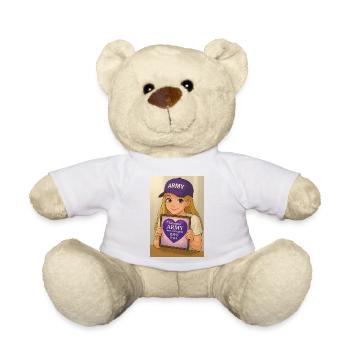 K-Pop-Fans der Armee - Teddy - Weiß - Vorne