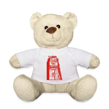 Urbane Fassade im Retro-Stil - Teddy - Weiß - Vorne
