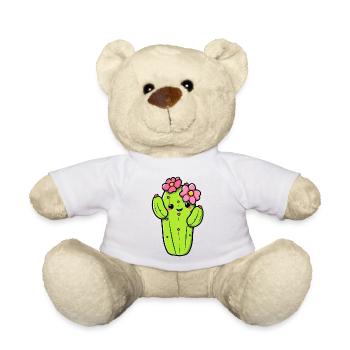 Cactus - Teddy Bear - white - Front