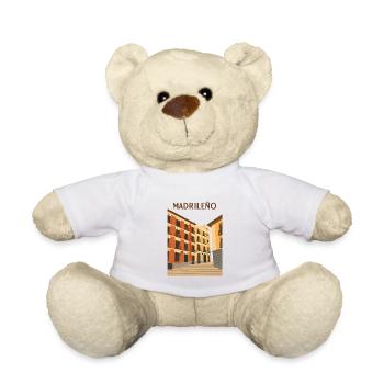 Bunte Fassaden von Madrid - Teddy - Weiß - Vorne