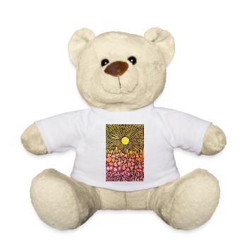Sunset - Teddy Bear - white - Front