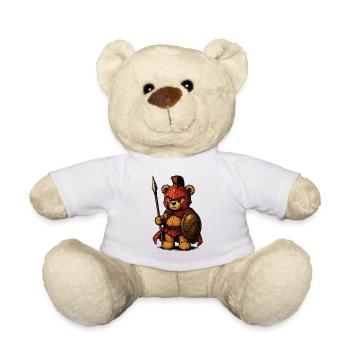 Nounours Spartiate - Humour Geek - Nounours - blanc - Devant