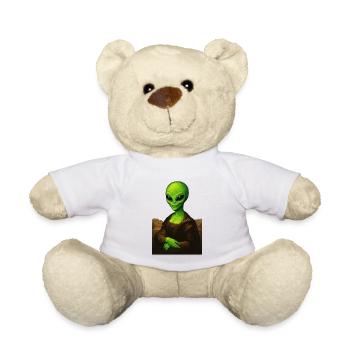 Alionde - Portrait d'ET avec style Renaissance - Nounours - blanc - Devant