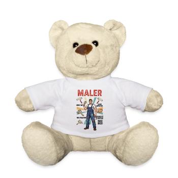 Der Maler - Teddy - Weiß - Vorne