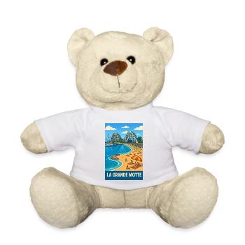 Die große mediterrane Motte - Teddy - Weiß - Vorne