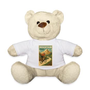 Bike Pass Mountain Pass - Teddy Bear - white - Front