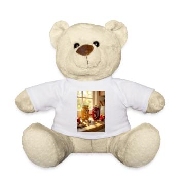 Jars de Confiture Amusants et Chaleureux - Nounours - blanc - Devant