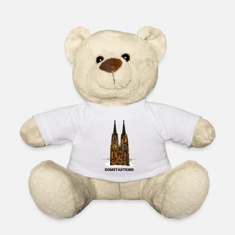 Kölner Dom - Domstadtkind - Teddy - Weiß