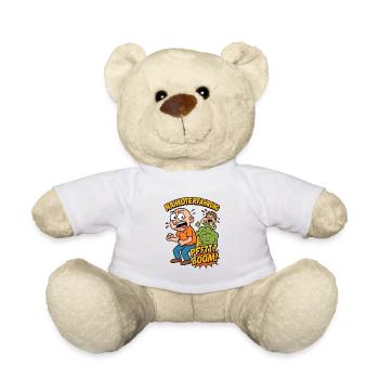 Fart near-stool experience - Teddy Bear - white - Front
