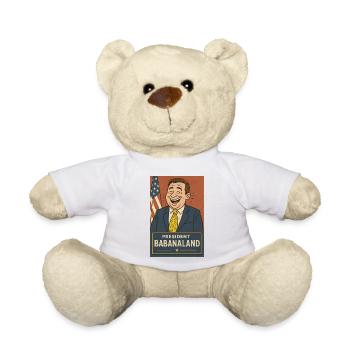 Président Babanland Humour Politique - Nounours - blanc - Devant