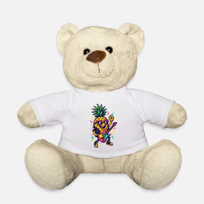 Music Pineapple - Teddy Bear - white