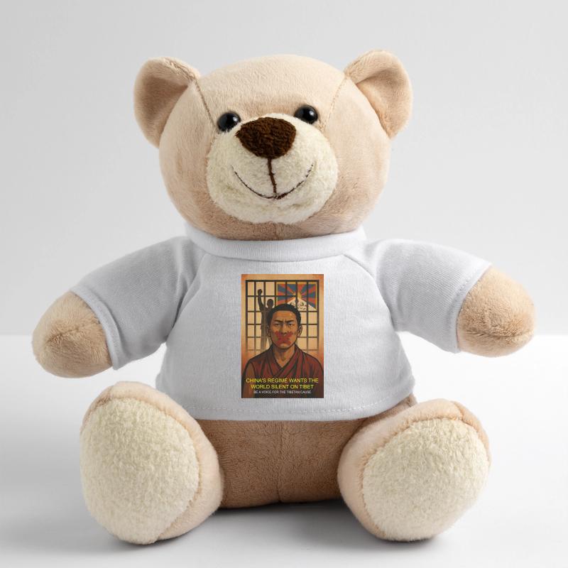 Tibet Justice Protest Artwork Teddy Bear