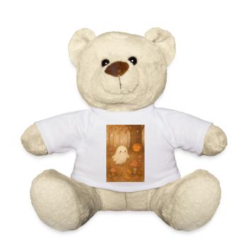 Cute Halloween Ghost - Teddy Bear - white - Front