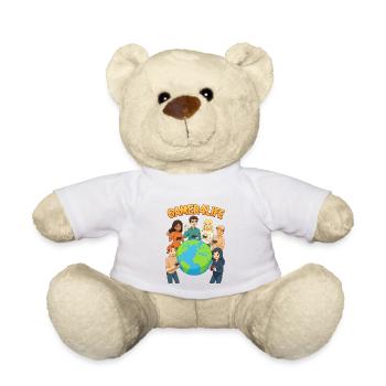 Gamer4Life Amitié mondiale - Nounours - blanc - Devant