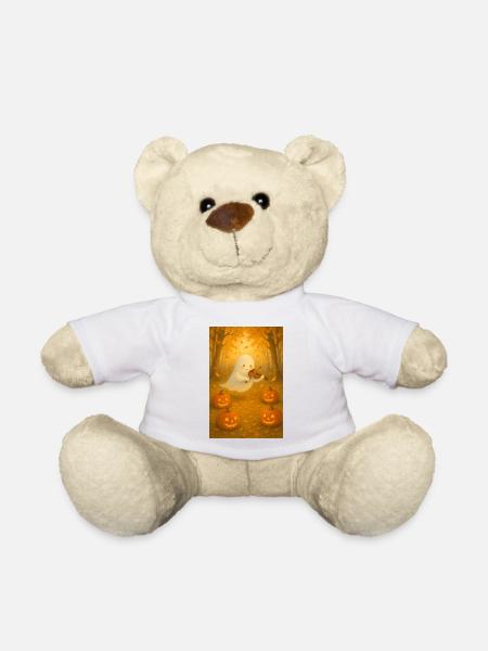 Halloween Niedlicher Geist - Teddy - Weiß