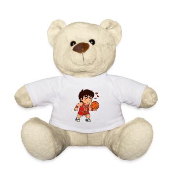 Giocatore_di_basket_con_cuore - Nounours - blanc - Devant