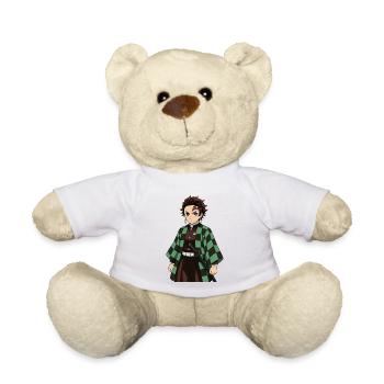 Hero Schachbrett Kimono Grün Säbel - Teddy - Weiß - Vorne