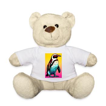 penguin - Teddy Bear - white - Front