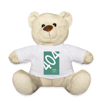 Erreur 404 Motivation introuvable - Nounours - blanc - Devant
