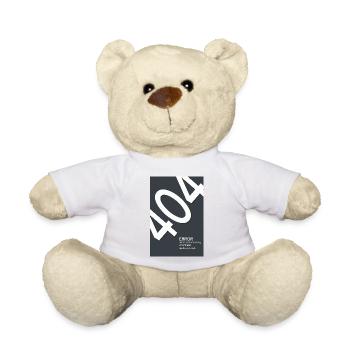 Erreur 404 Motivation introuvable - Nounours - blanc - Devant