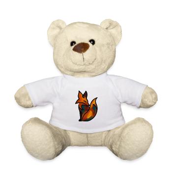 The Fox - Teddy Bear - white - Front