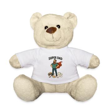 Super Dad Capeheld - Teddy - Weiß - Vorne