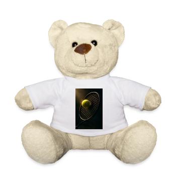 Sports - Tennis, raquette et balle - Nounours - blanc - Devant