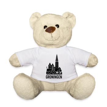 Groningen Silhouette - Teddy Bear - white - Front