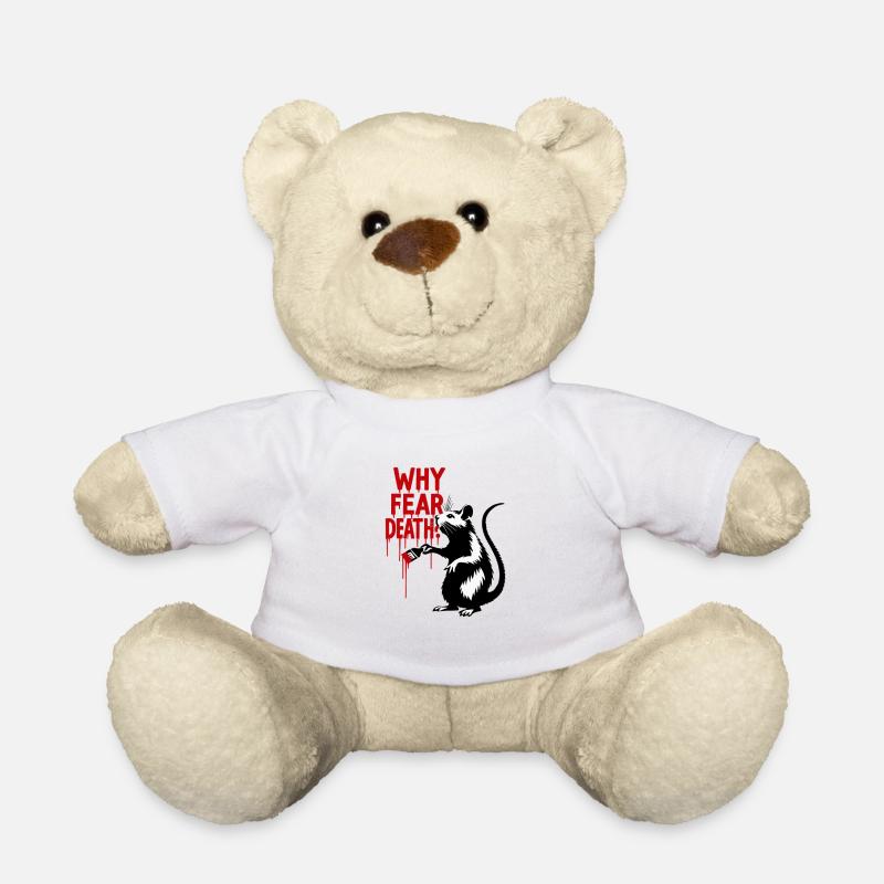 Ratte und Blutschrift: Warum Angst vor dem Tod - Teddy - Weiß