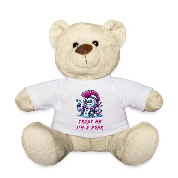 Punk Snowman – Trust Me - Teddy - Weiß - Vorne