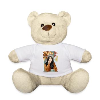 Herbstlicher Kaffee - Teddy - Weiß - Vorne