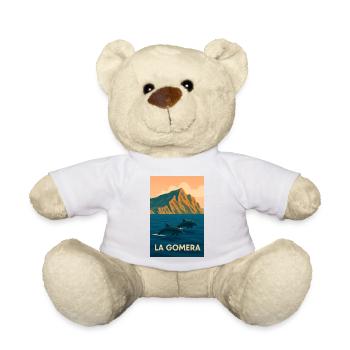 La Gomera Dolphins - Teddy Bear - white - Front