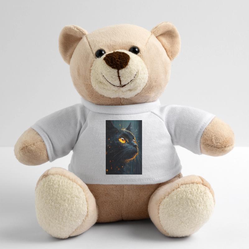 Illustration einer Katze Teddy