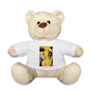 Punk trifft Weihnachtsmann  - Teddy - Weiß - Vorne