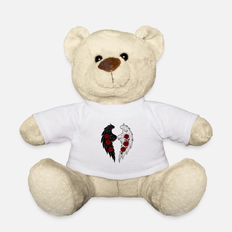 Ailes de rose Ailes d’ange Ailes d’ange - Nounours - blanc