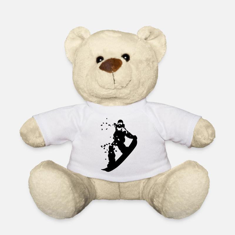 Snowboard - Teddy - Weiß