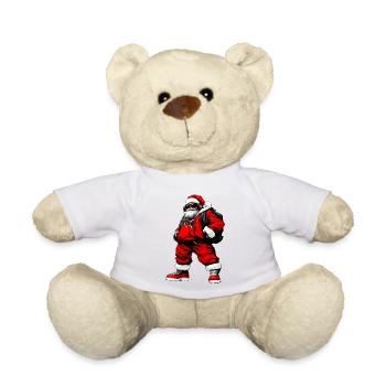 Le rappeur Santa Claus - Nounours - blanc - Devant